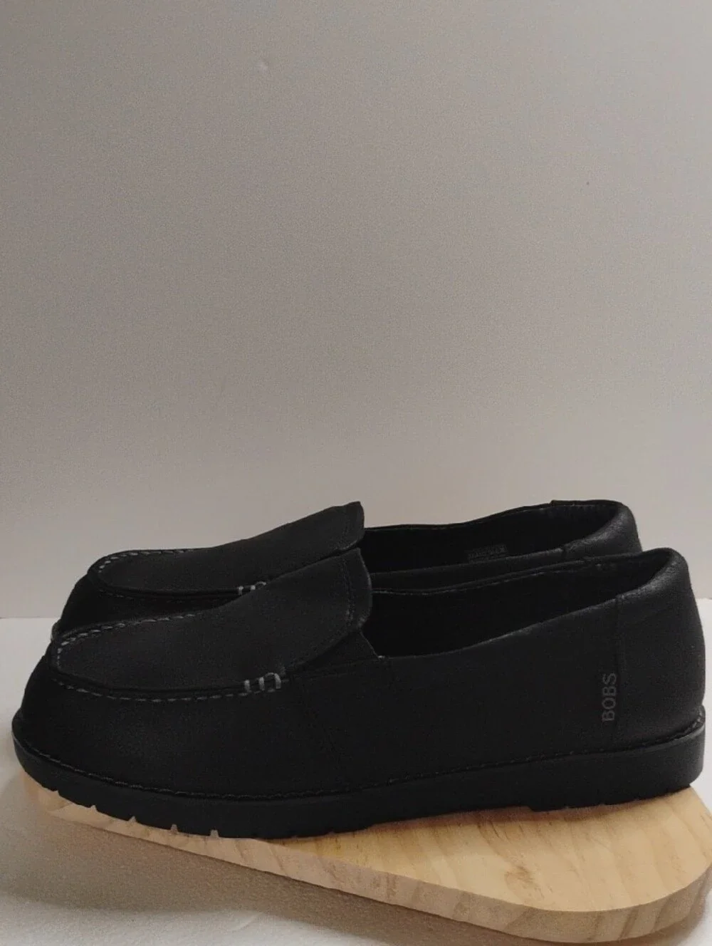 Skechers Men's Black Slip-On Casual Loafers